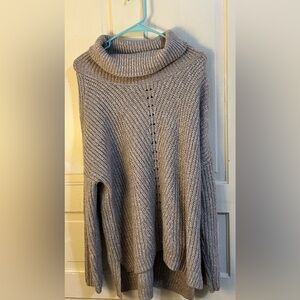 Time and Tru Taupe Cowl Neck Sweater size XL (16-18)